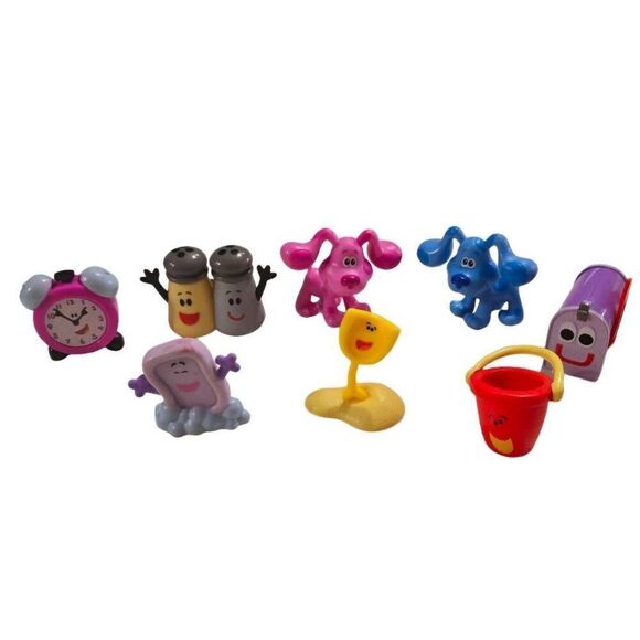 Blue's Clues & You Blue, Magenta, Shovel, Pail, Slippery Soap Mailbox Salt & Pep - Picture 1 of 3